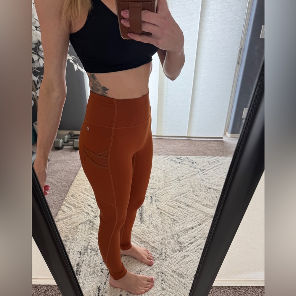 Fabletics Orange Leggings